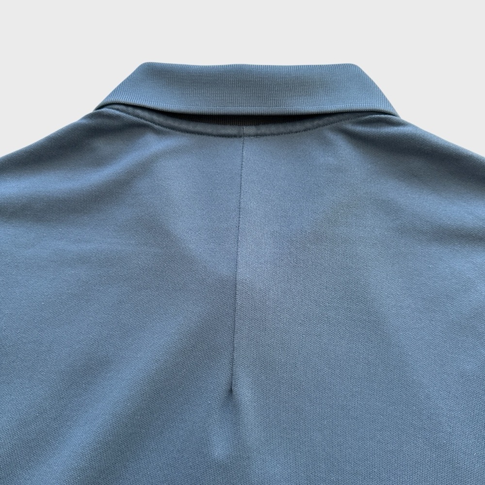 Lululemon Men’s Tech Pique Polo Shirt Medium Blue Live In Practice Performance - Picture 10 of 11